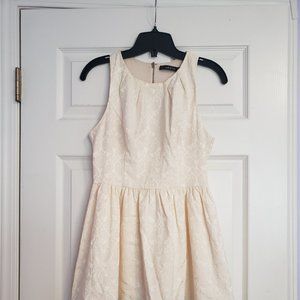 Ark & Co Ivory/Black Lace Dress (S)